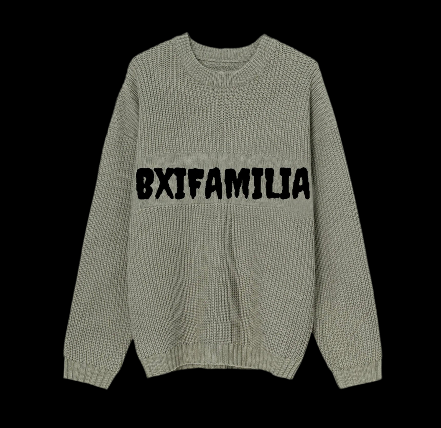 (Out of stock, Preorder… February delivery )BXIFAMILIA high quality long-sleeve wool sweatshirt (knitted).